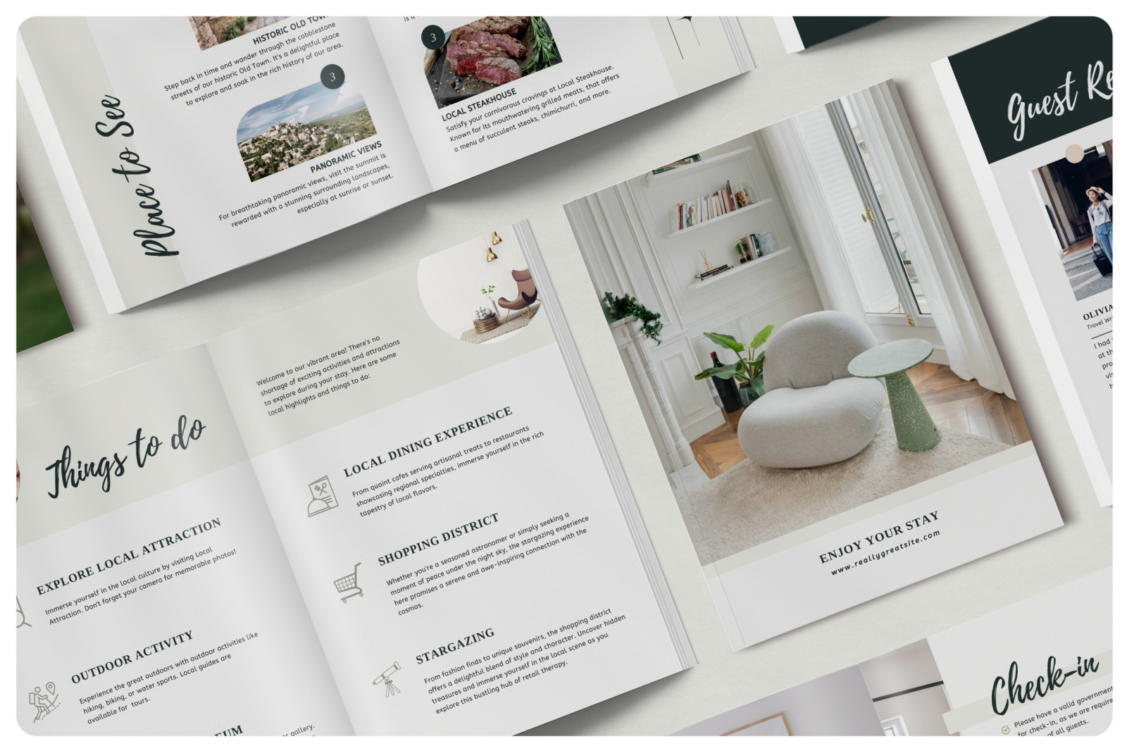 VOLAR Airbnb Welcome Book Template