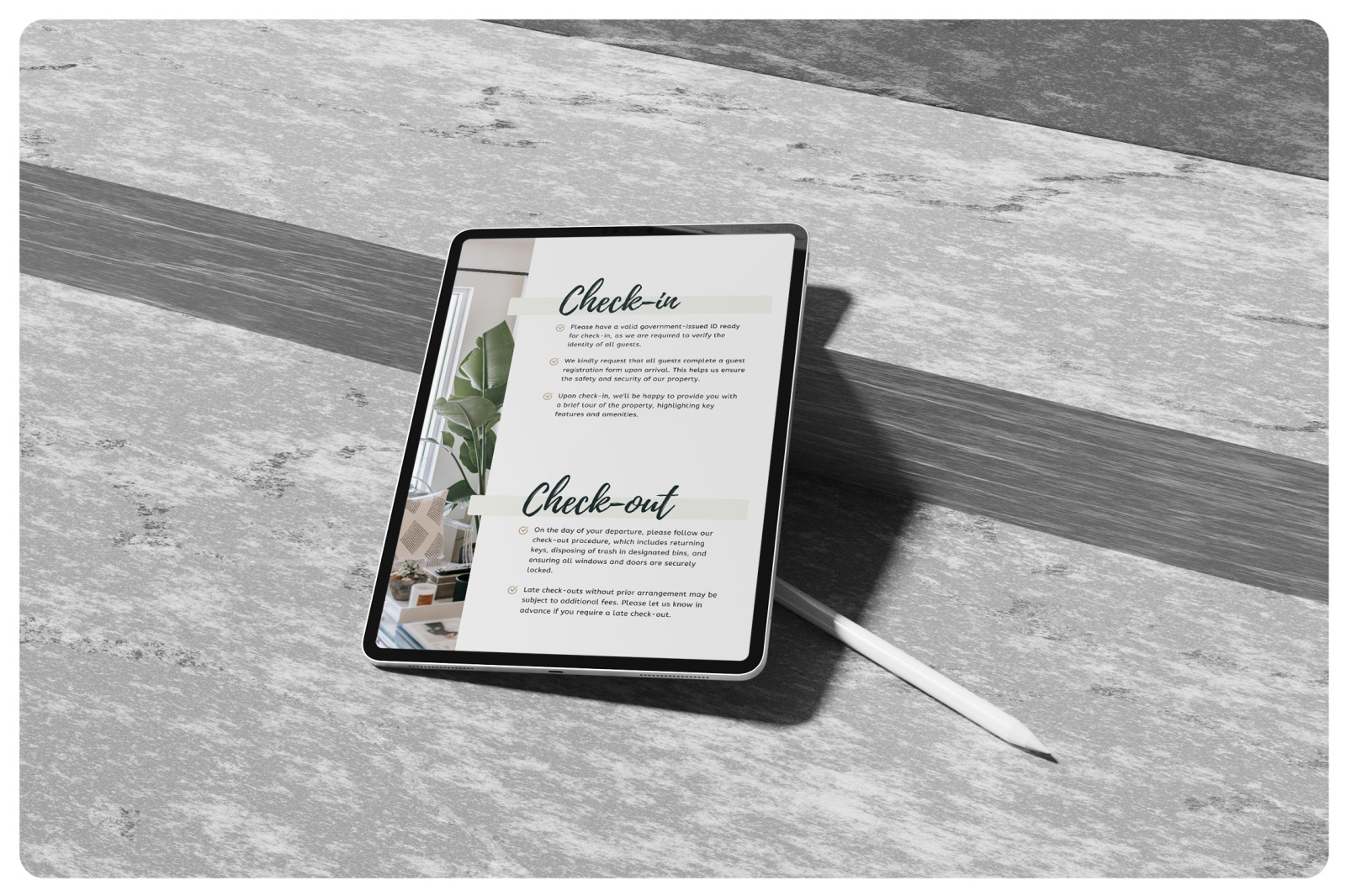 VOLAR Airbnb Welcome Book Template