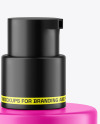 Matte Cosmetic Bottle Mockup Matte Cosmetic Bottle Mockup