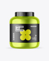 Metallic Protein Jar Mockup