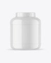 Glossy Protein Jar Mockup Glossy Protein Jar Mockup