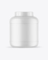 Matte Protein Jar Mockup Matte Protein Jar Mockup