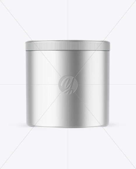 Matte Metallic Protein Jar Mockup Matte Metallic Protein Jar Mockup