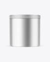 Matte Metallic Protein Jar Mockup Matte Metallic Protein Jar Mockup