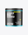 Matte Metallic Protein Jar Mockup Matte Metallic Protein Jar Mockup