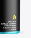 Matte Metallic Protein Jar Mockup Matte Metallic Protein Jar Mockup
