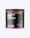 Matte Protein Jar Mockup Matte Protein Jar Mockup