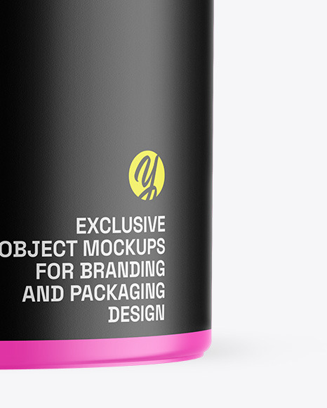 Matte Protein Jar Mockup Matte Protein Jar Mockup