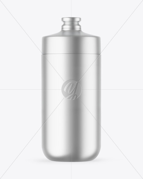 Matte Metallic Sport Bottle Mockup