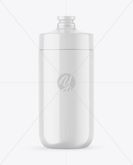 Glossy Sport Bottle Mockup