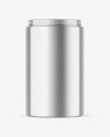 Metallic Protein Jar Mockup Metallic Protein Jar Mockup