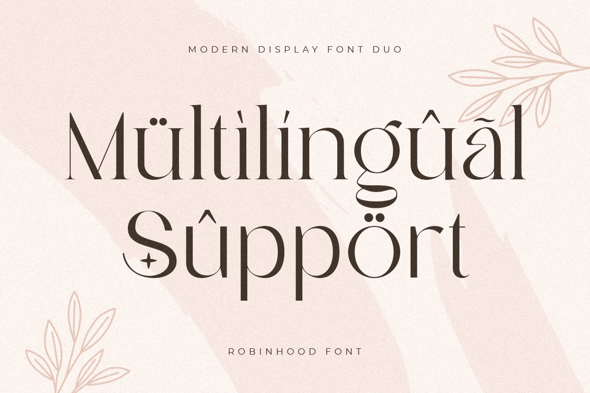 Roomy - Modern Display Font Duo