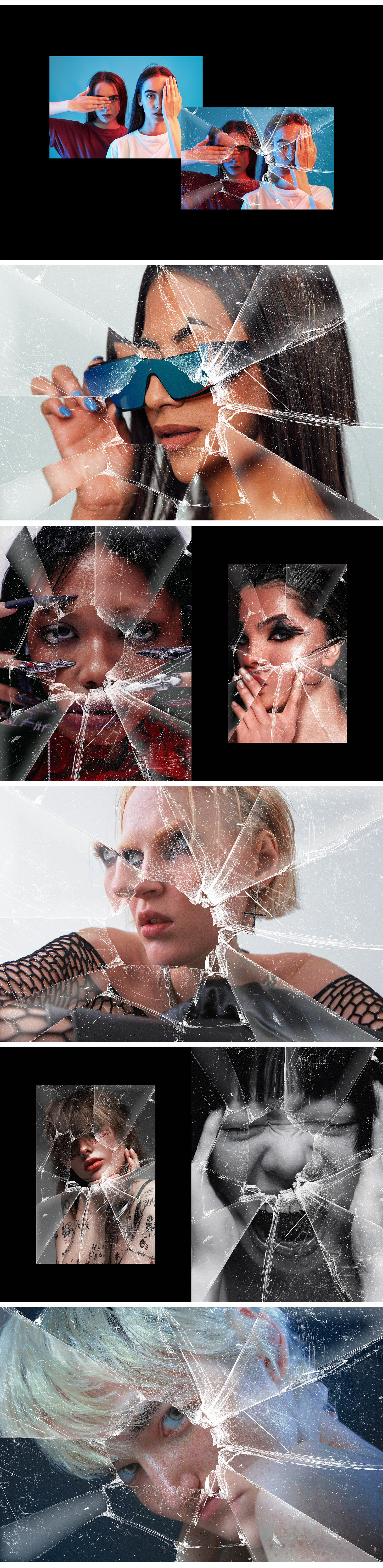 Broken Glass Photo Effect Broken Glass Photo Effect