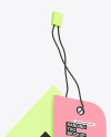 Cardboard Hanging Tag Mockup