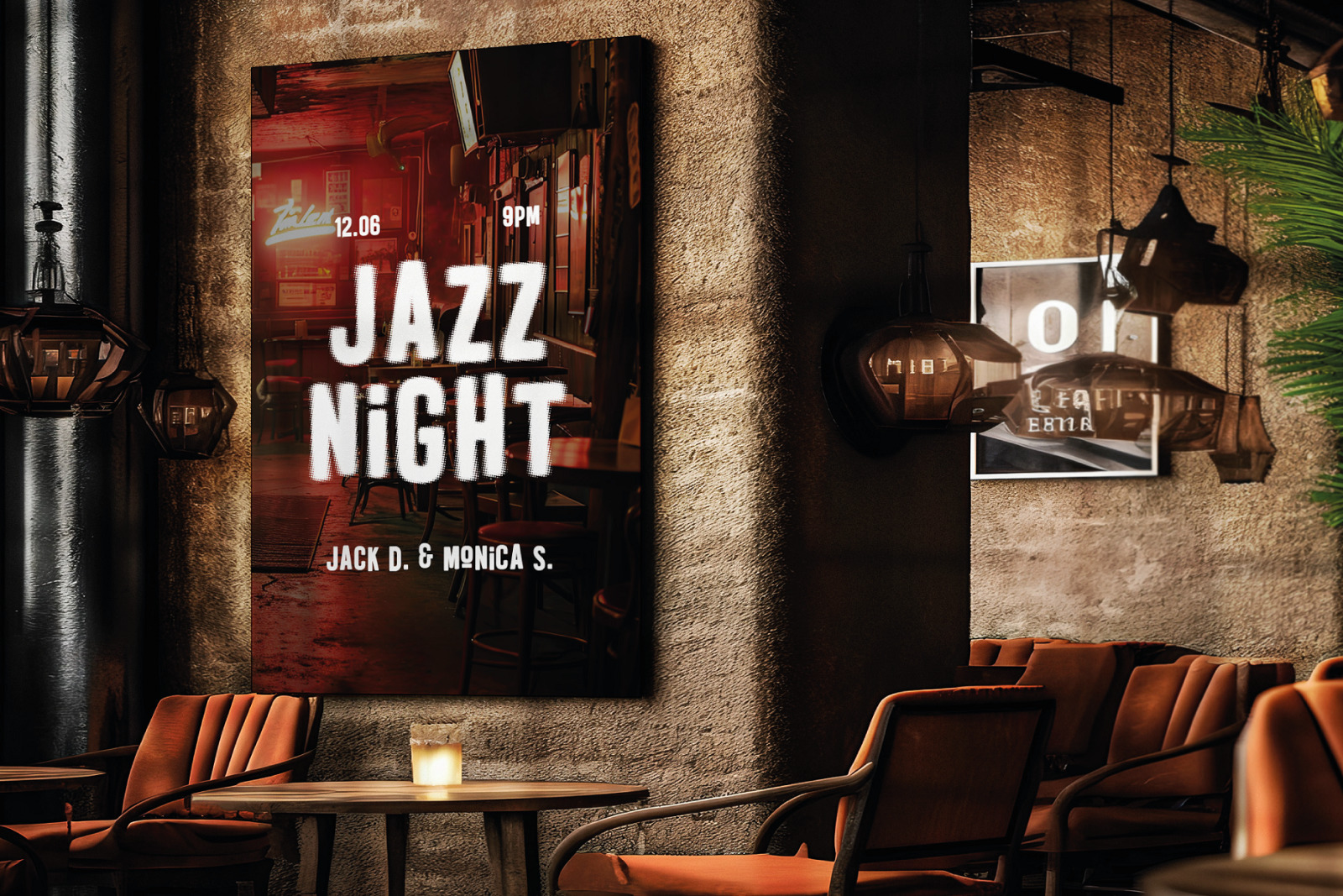 Night Lounge - Tall Sans Typeface Night Lounge - Tall Sans Typeface