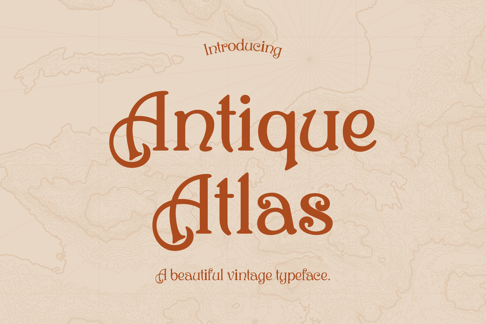 Antique Atlas - Vintage Typeface