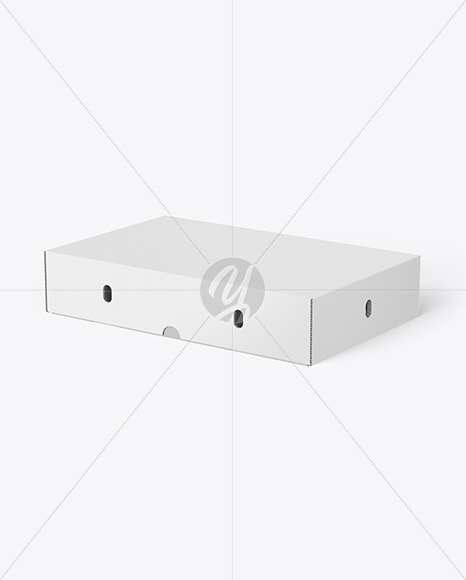 Corrugated Paper Box Mockup