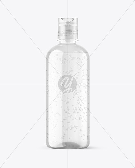 Clear Cosmetic Bottle Mockup