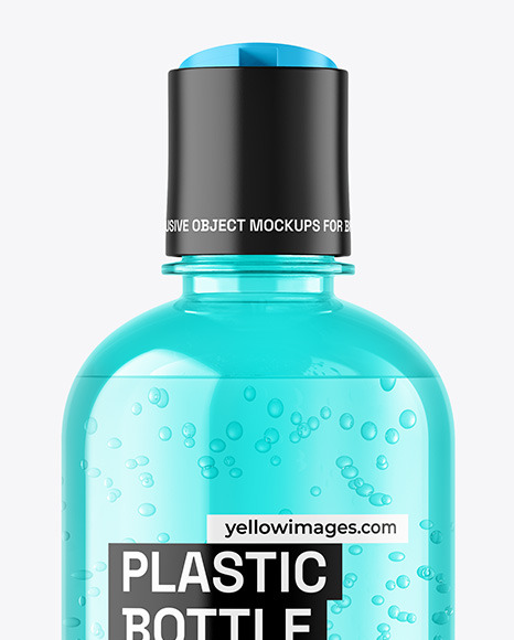 Clear Cosmetic Bottle Mockup