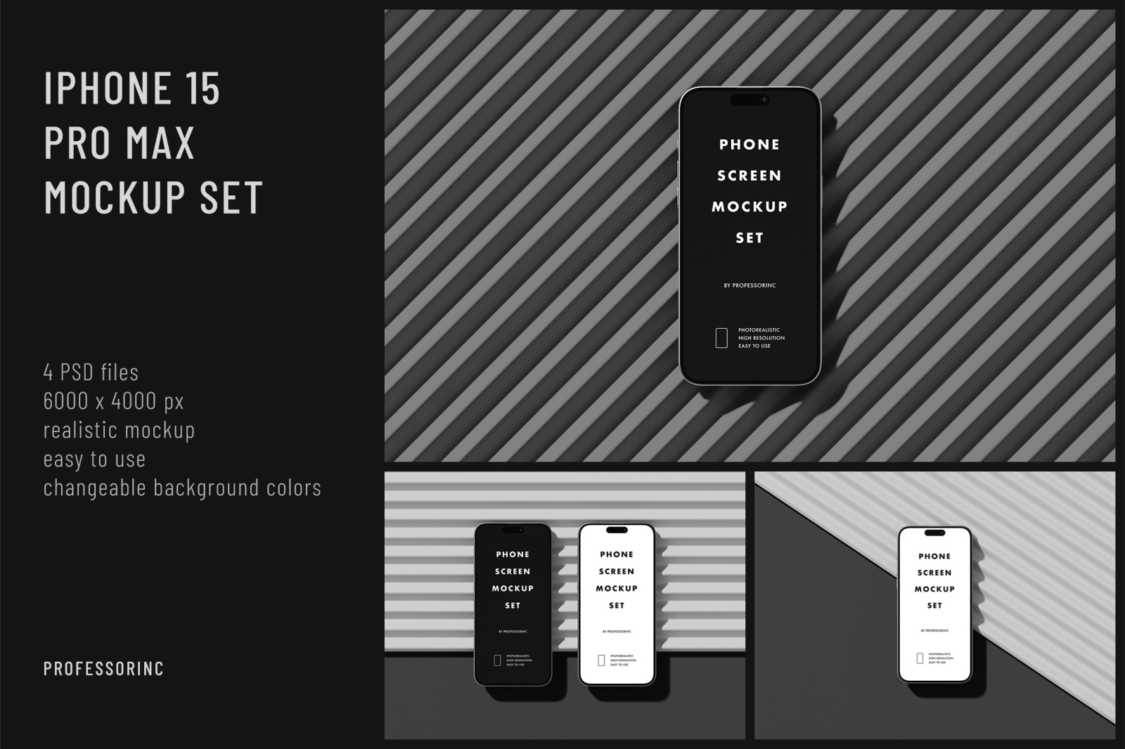 iPhone Mockup Set iPhone Mockup Set