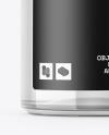 Glossy Glass Jar Mockup