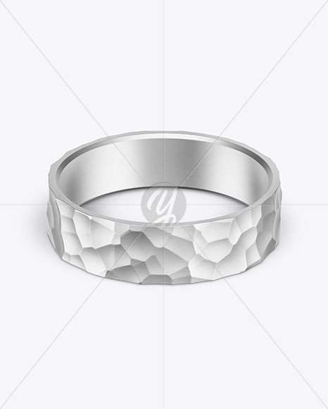 Jewelry Hammered Ring Mockup Jewelry Hammered Ring Mockup