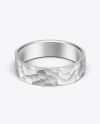 Jewelry Hammered Ring Mockup