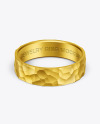 Jewelry Hammered Ring Mockup