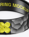 Jewelry Hammered Ring Mockup