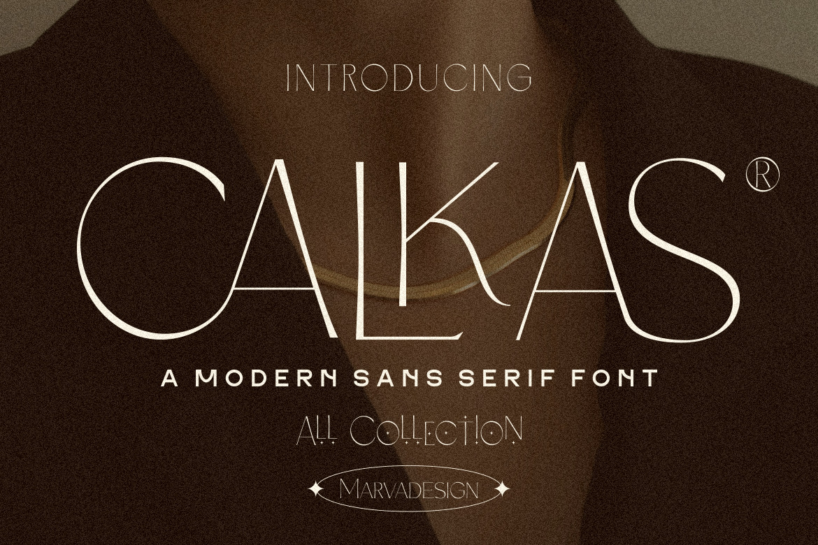 Calkas - A Modern Sans Serif Font