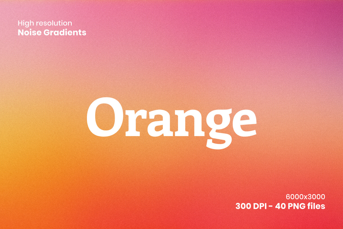 Orange - Noise backgrounds