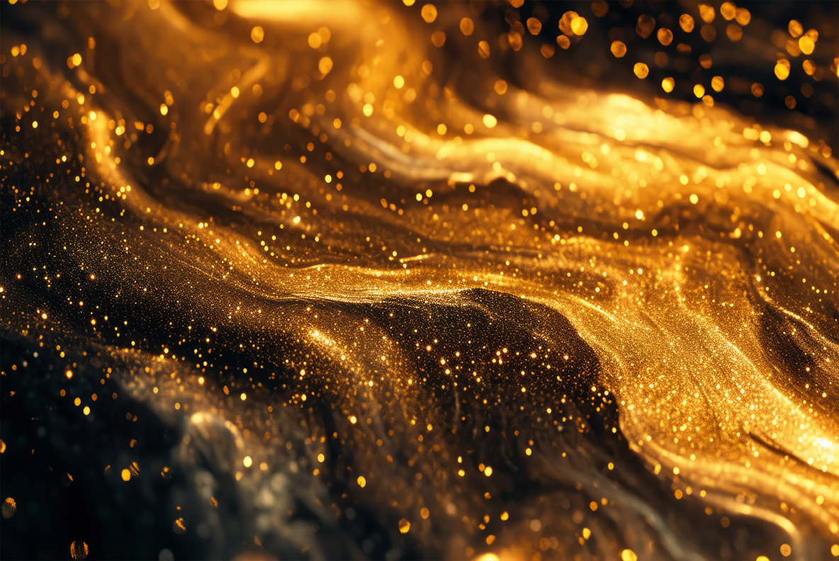 Gold glitter liquid Gold glitter liquid