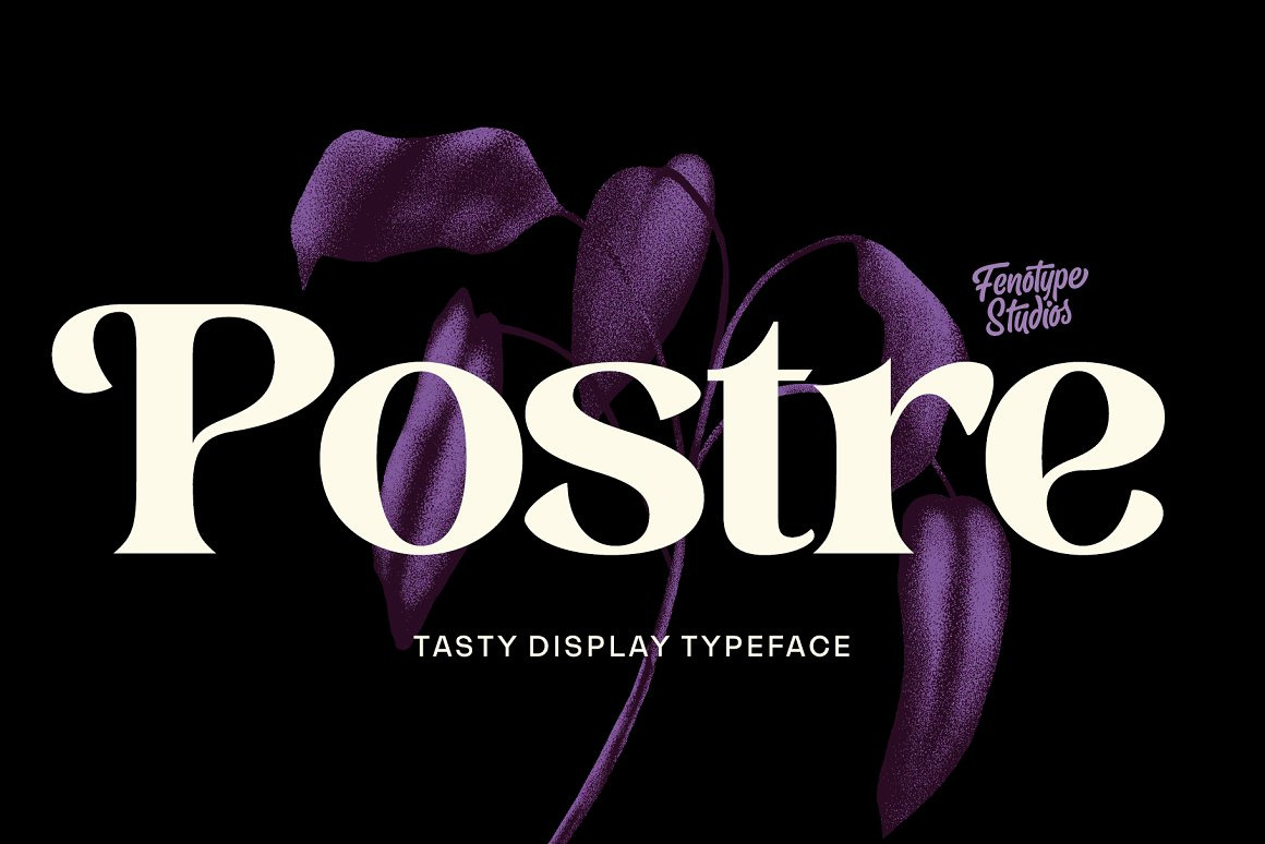 Postre -Stylish Serif Font