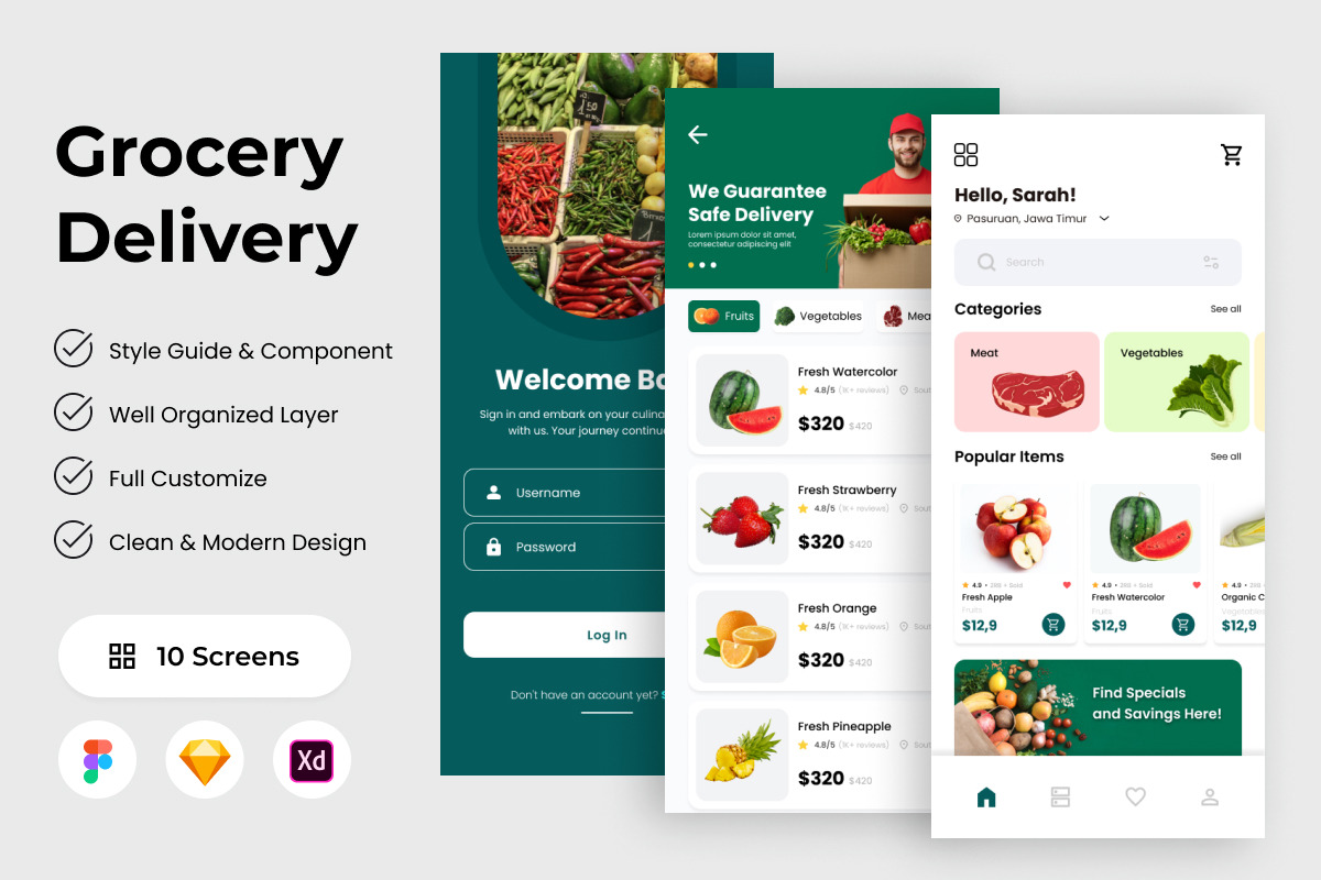 Grocery - Food Delivery Mobile App Grocery - Food Delivery Mobile App