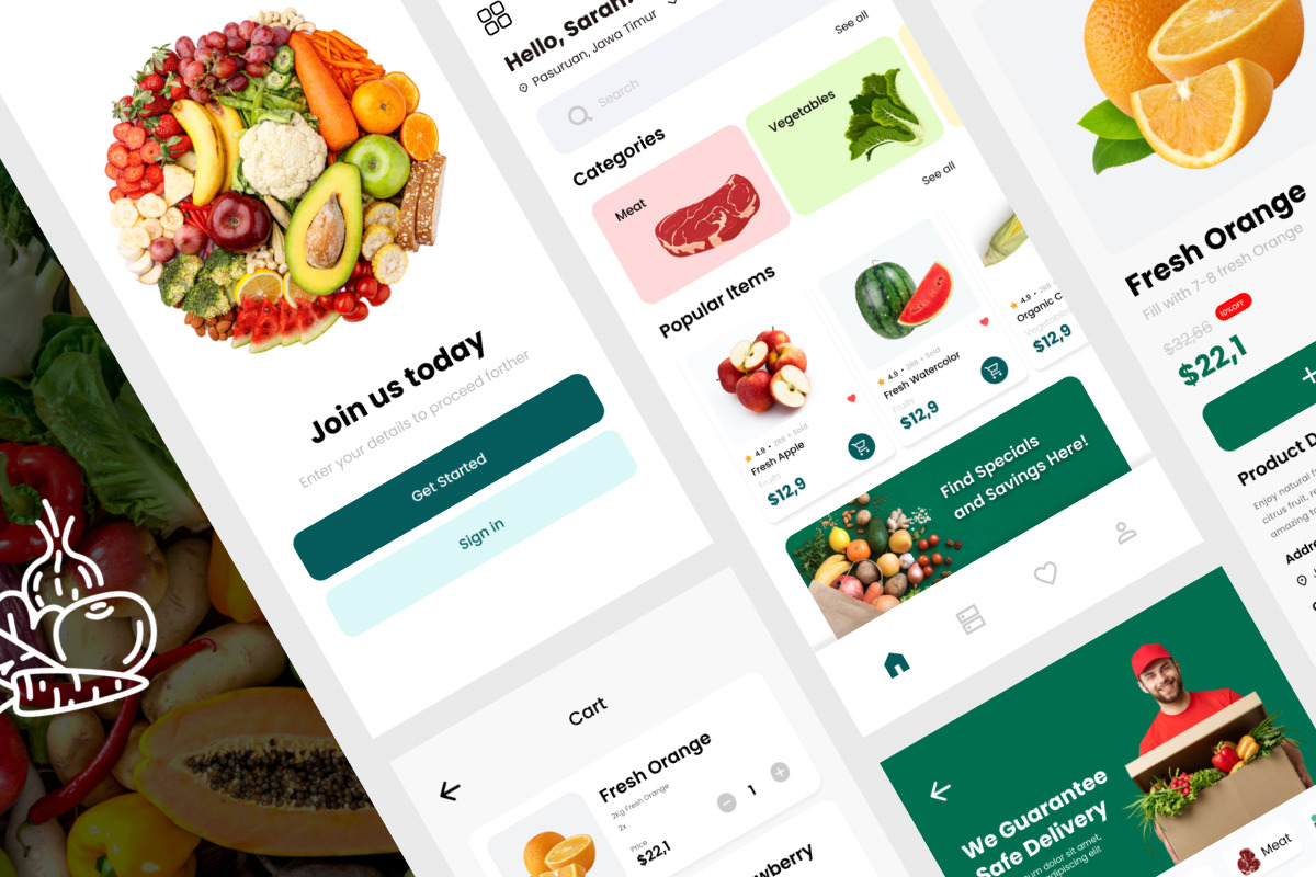 Grocery - Food Delivery Mobile App Grocery - Food Delivery Mobile App