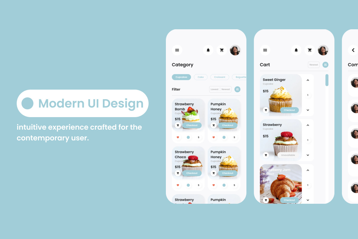 OvenJoy - Bakery Shop Mobile App OvenJoy - Bakery Shop Mobile App