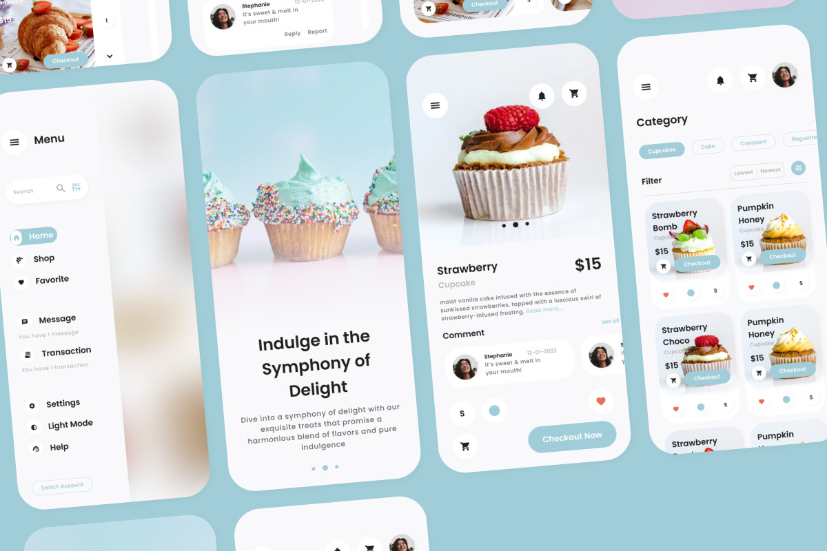 OvenJoy - Bakery Shop Mobile App OvenJoy - Bakery Shop Mobile App
