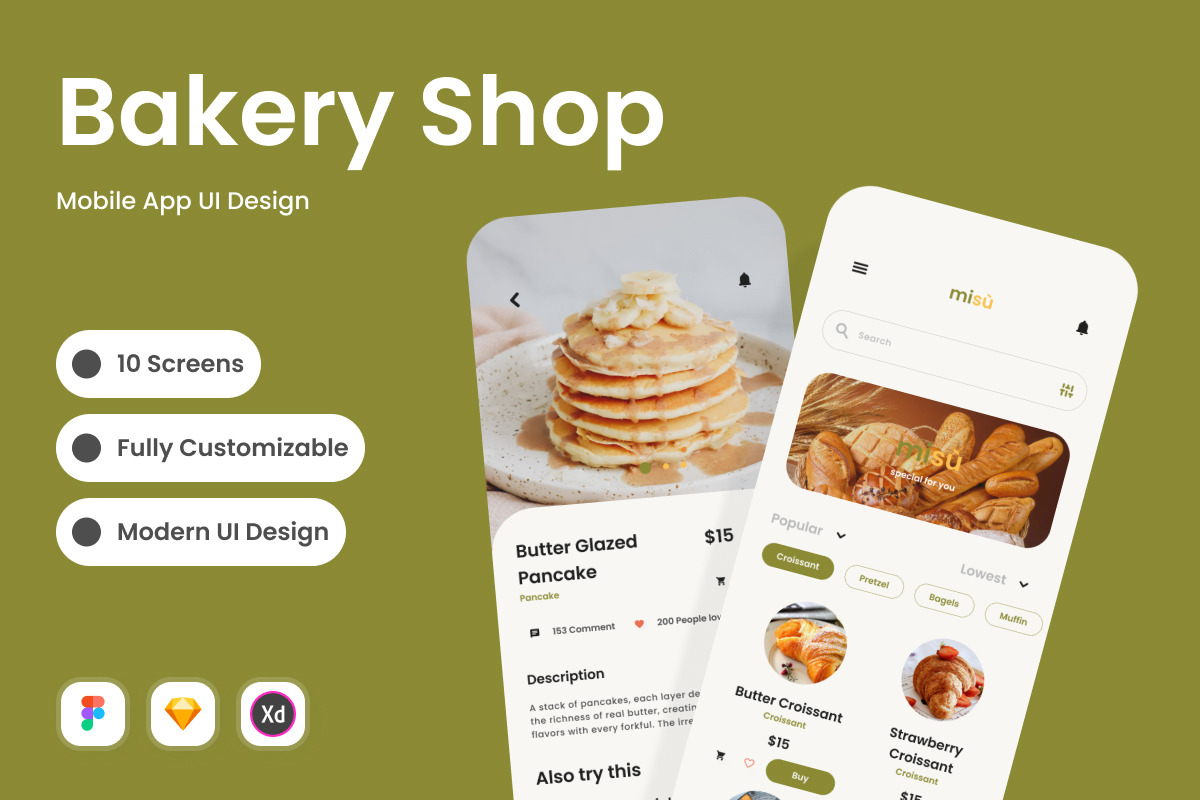 Misu - Bakery Shop Mobile App