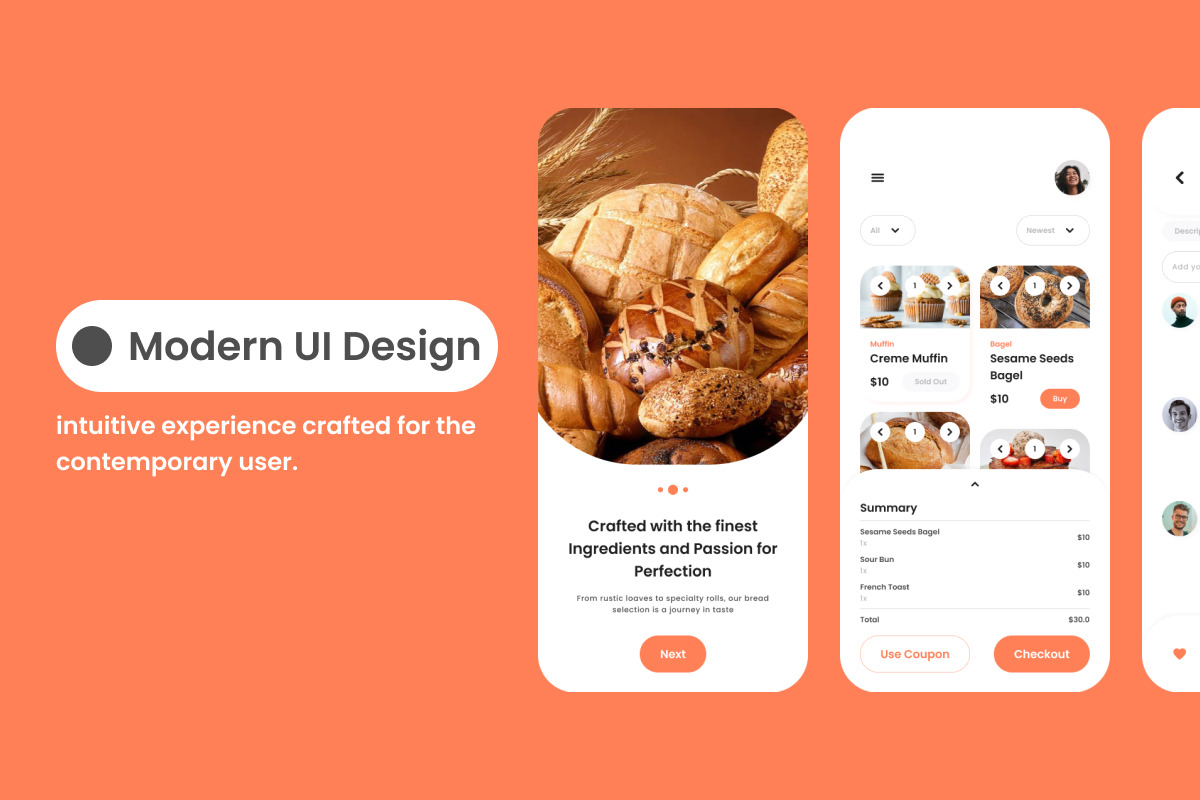 Artisan Crust - Bakery Shop Mobile App Artisan Crust - Bakery Shop Mobile App