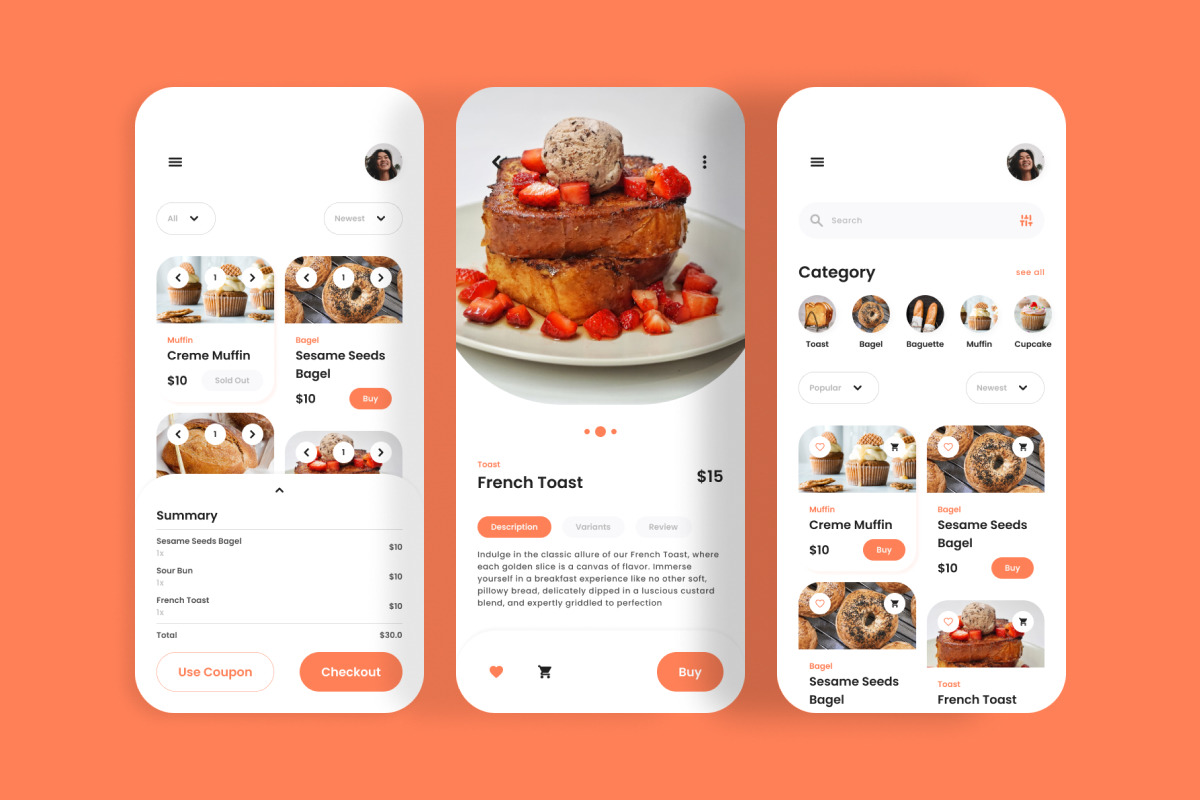 Artisan Crust - Bakery Shop Mobile App Artisan Crust - Bakery Shop Mobile App