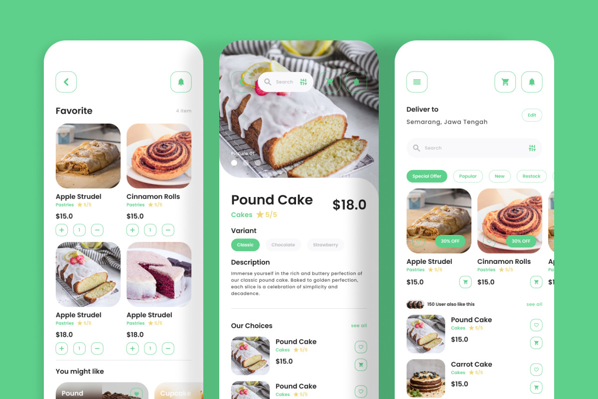 Garitta - Bakery Shop Mobile App Garitta - Bakery Shop Mobile App