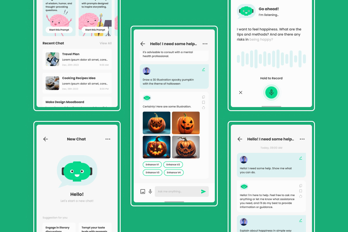 ChatMate - AI Chatbot Mobile App ChatMate - AI Chatbot Mobile App