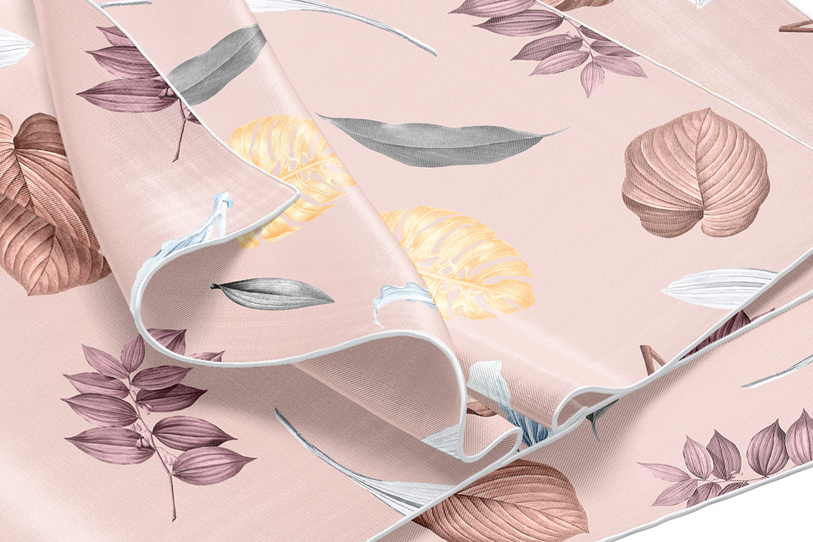Wrapped Silk Scarf Mockups