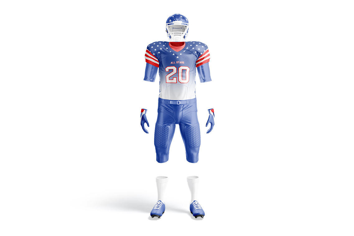 American Football Uniform Animated Mockup