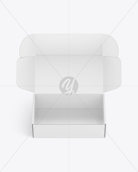 Opened Paper Box Mockup