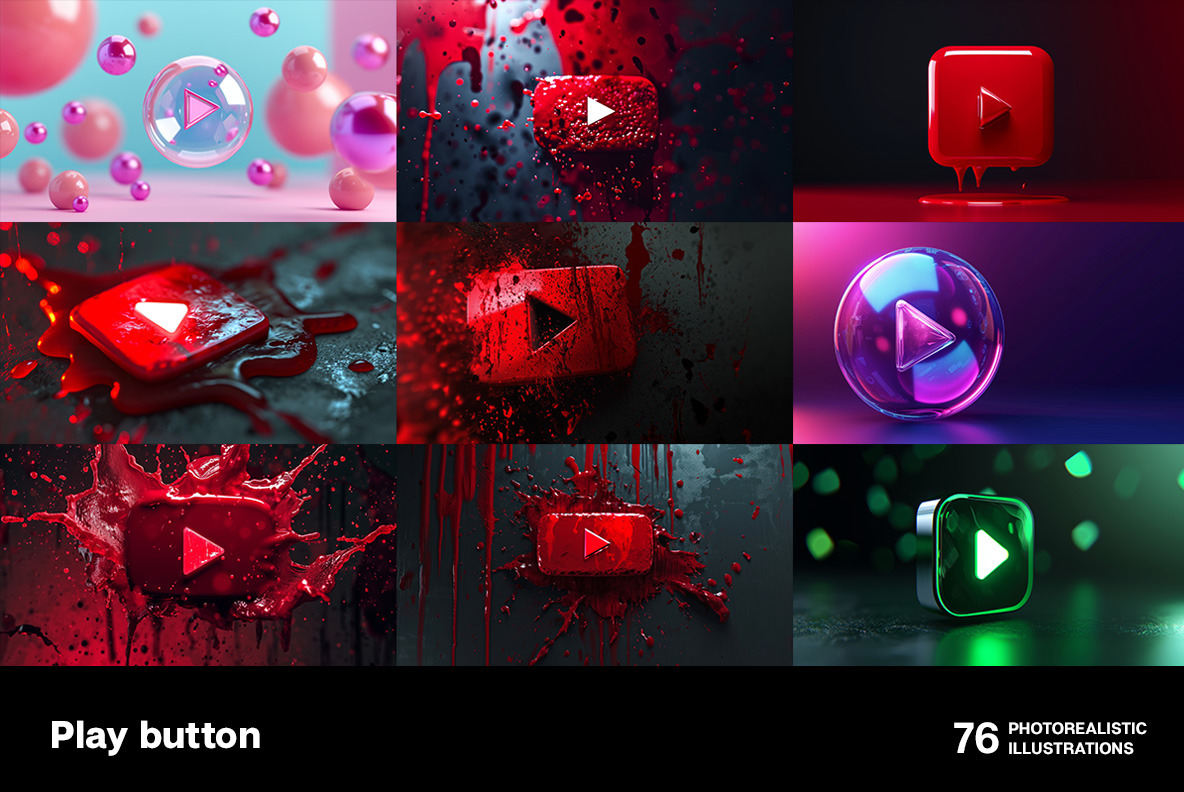 Play buttons Play buttons