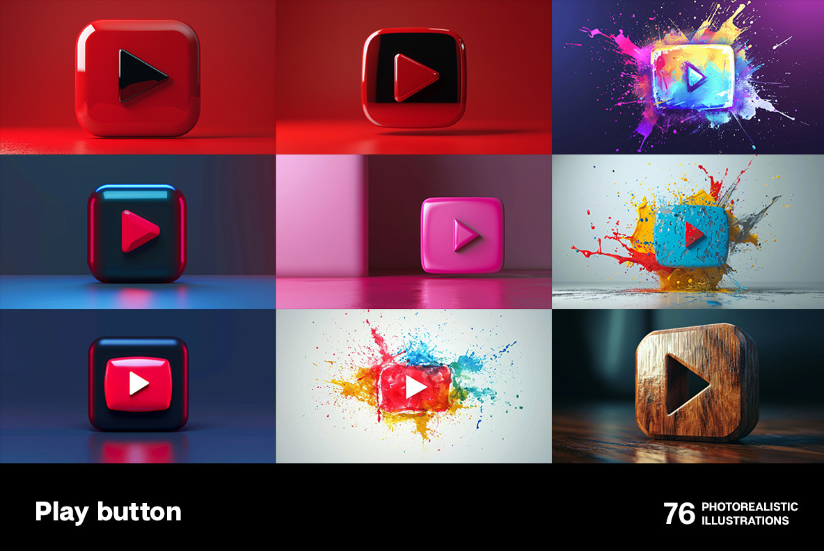 Play buttons Play buttons