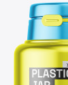 Metallized Plastic Jar Mockup