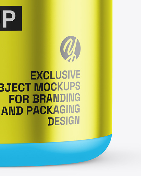 Matte Plastic Jar Mockup