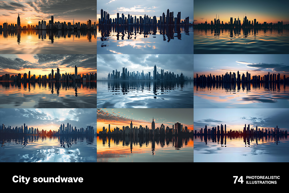 City sound waves City sound waves